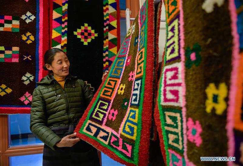 Petit aperçu du Salon du tapis tibétain de Lhassa