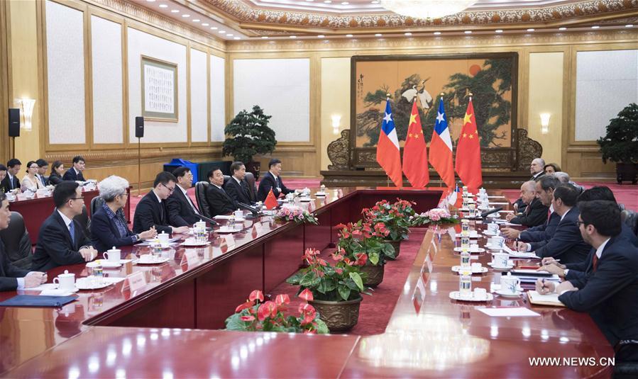 La Chine et le Chili s'engagent à renforcer les échanges parlementaires