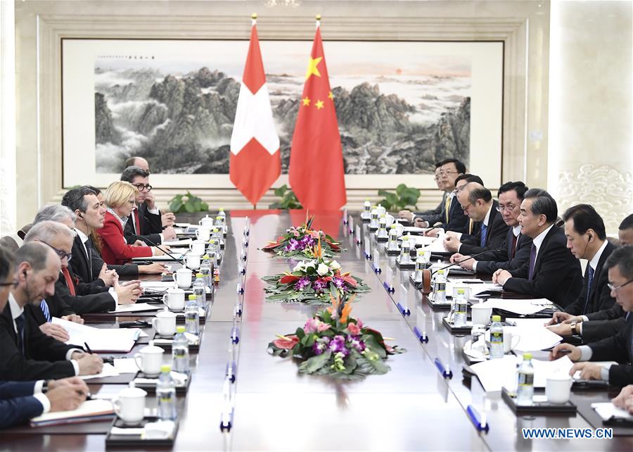 La Chine et la Suisse s'engagent à promouvoir leur partenariat stratégique novateur