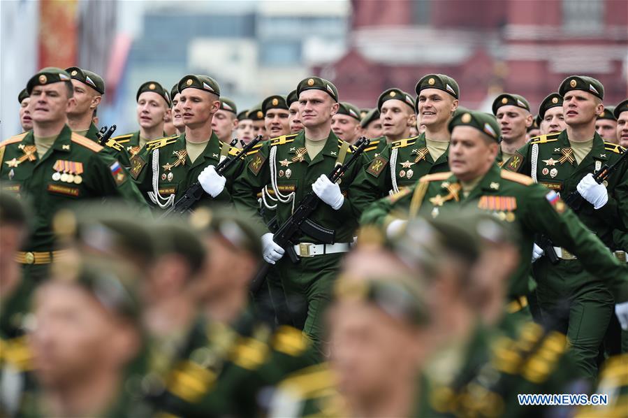 Russie : répétition du défilé commémorant la Journée de la victoire
