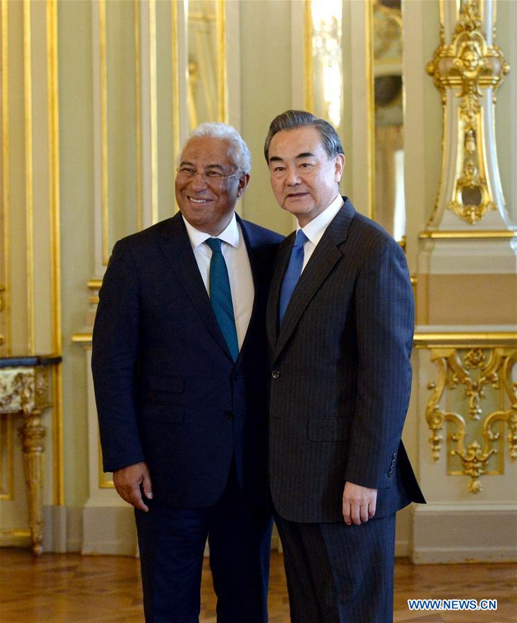 Le PM portugais s'entretient avec le chef de la diplomatie chinoise sur la coopération bilatérale