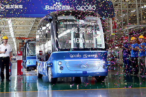 Avec Apolong, les bus Baidu passent à la vitesse supérieure