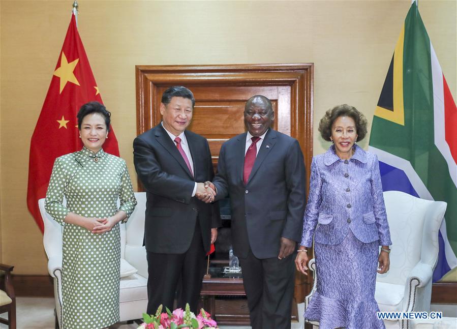 La Chine et l'Afrique du Sud s'engagent à faire progresser leur partenariat stratégique global