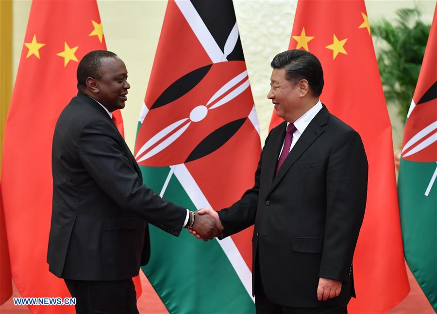 Xi Jinping rencontre le président kenyan