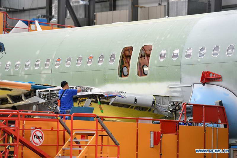 Tianjin : coup d'oeil sur la chaîne d'assemblage final d'Airbus