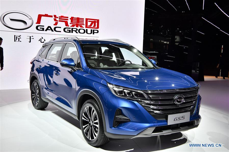 Le constructeur chinois GAC Motor dévoile son nouveau SUV au Mondial Paris Motor Show