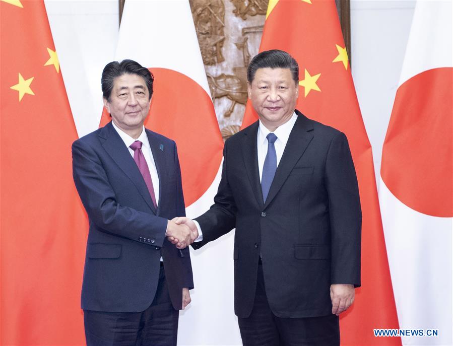 Xi Jinping rencontre Shinzo Abe, appelant à des efforts afin de préserver la dynamique positive dans les relations