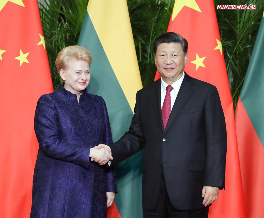 CIIE: Xi Jinping rencontre la présidente lituanienne