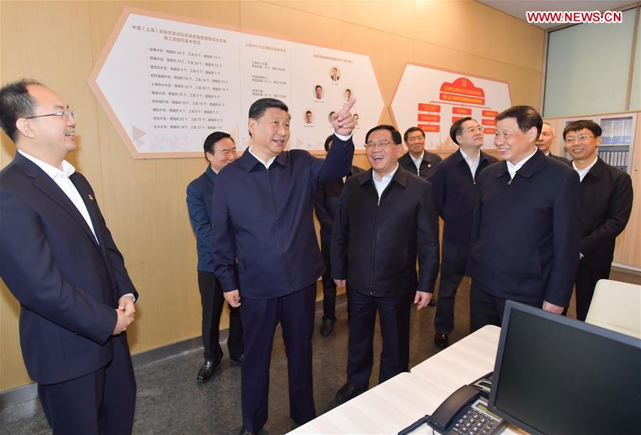 Xi Jinping souligne le renforcement de la réforme et de l'ouverture et l'amélioration de la compétitivité de Shanghai durant une inspection