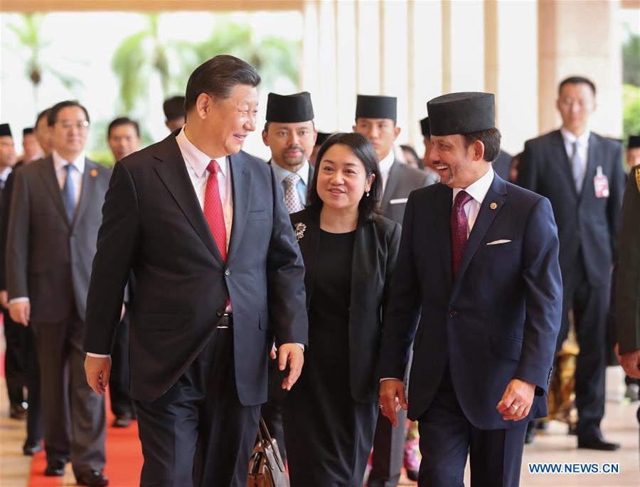 La Chine et Brunei conviennent de hisser leurs relations au niveau de partenariat de coopération stratégique
