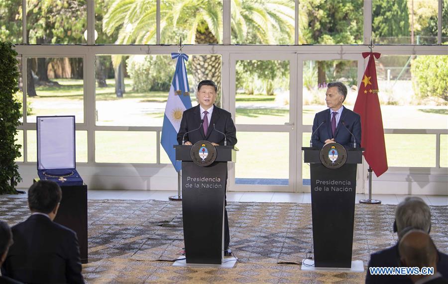 Xi Jinping reçoit la plus haute décoration nationale argentine