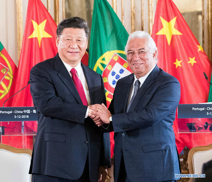 La Chine et le Portugal s'engagent à faire progresser ensemble la construction de 