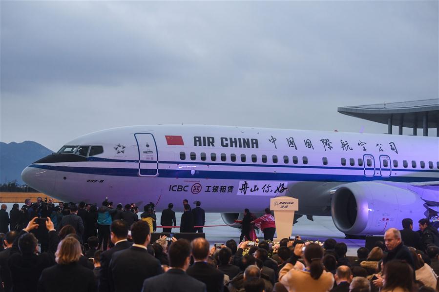 L'usine de finition Boeing de Zhoushan livre son premier avion 