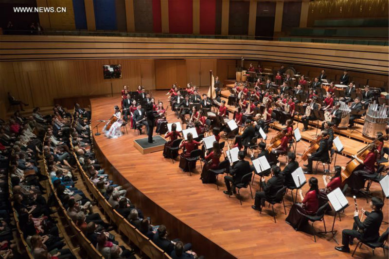 L'Orchestre chinois de Suzhou en représentation à Budapest en Hongrie 