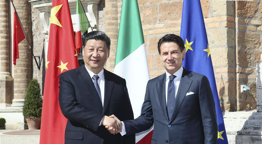 Xi Jinping et Giuseppe Conte discutent du renforcement des relations sino-italiennes dans une nouvelle ère