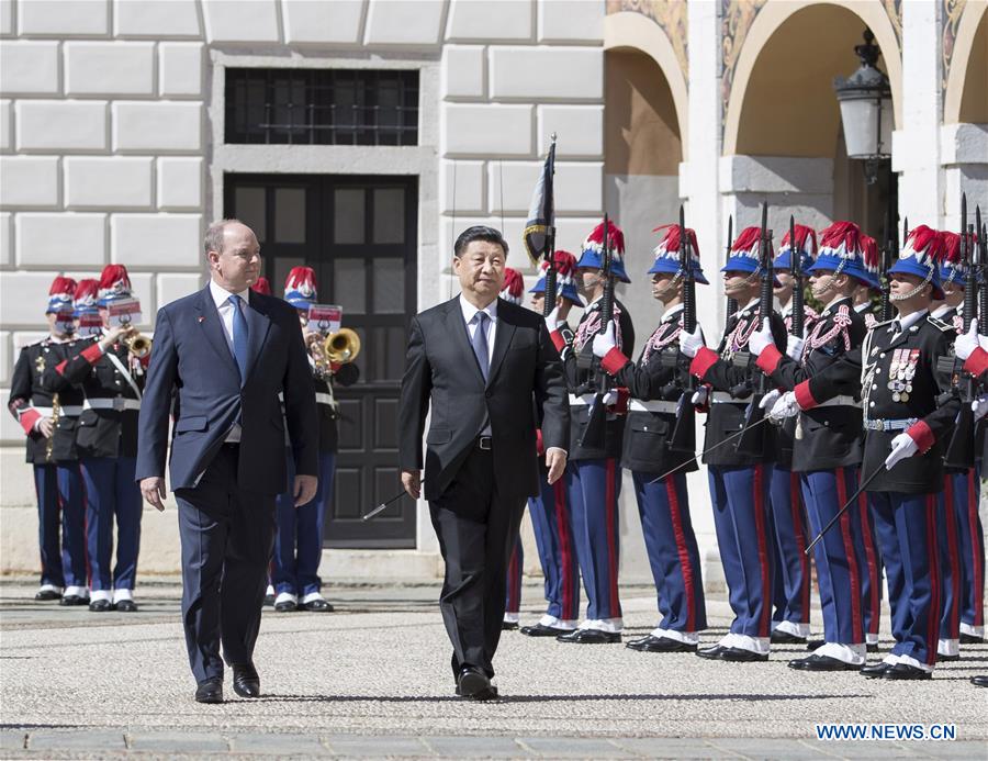 Chine/Monaco : le président Xi s'entretient avec le prince Albert II sur le renforcement des relations bilatérales