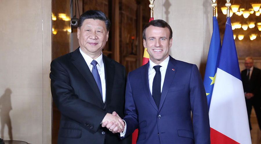 Xi Jinping s'entretient avec Emmanuel Macron sur le maintien des liens solides Chine-France