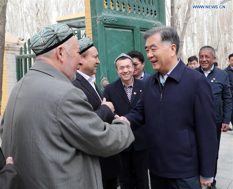 Chine : Wang Yang met l'accent sur la stabilité et la solidarité au Xinjiang