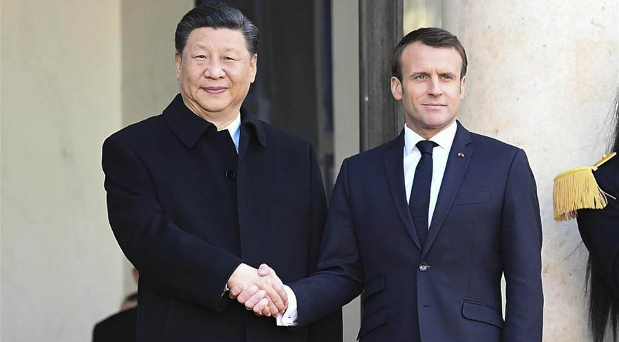 Xi Jinping et Emmanuel Macron décident de forger un partenariat sino-français plus solide, plus stable et plus dynamique
