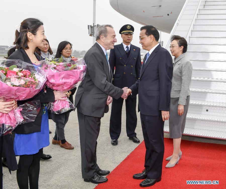 Le PM chinois arrive à Bruxelles pour la réunion des dirigeants Chine-UE