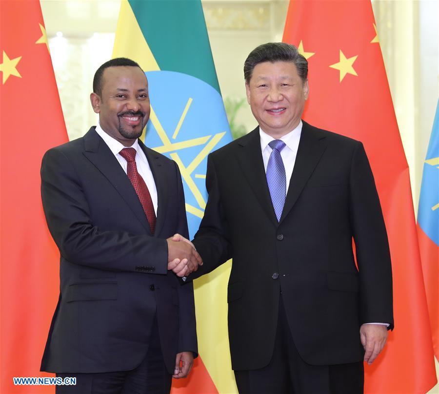 Xi Jinping rencontre le Premier ministre de l'Ethiopie