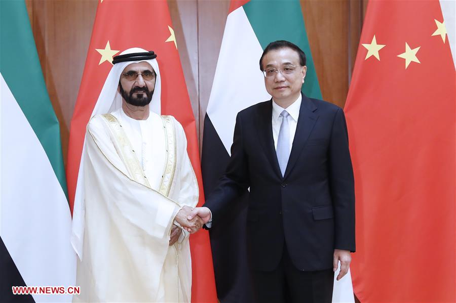 Li Keqiang rencontre le vice-président des Emirats arabes unis