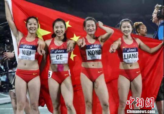 Relais mondial IAAF 2019 : médaille d'argent du 4x200m féminin et record d'Asie pour la Chine