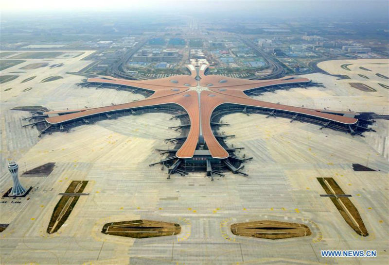Beijing : fin de la construction du nouvel aéroport international de Daxing