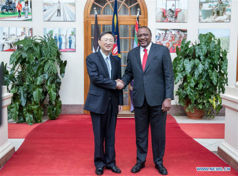 L'envoyé spécial du président chinois et le président kényan s'entretiennent sur les relations bilatérales