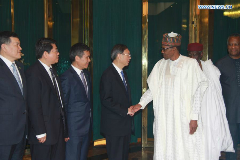 L'envoyé spécial du président chinois et le président nigérian s'entretiennent sur les relations bilatérales