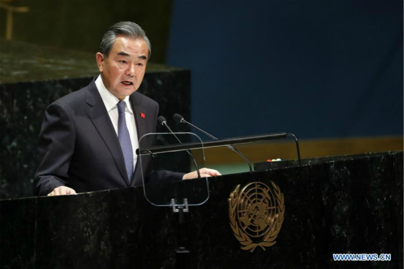 La Chine est prête à assumer ses responsabilités pour le maintien de la paix et de la justice dans le monde, dit le ministre chinois des AE