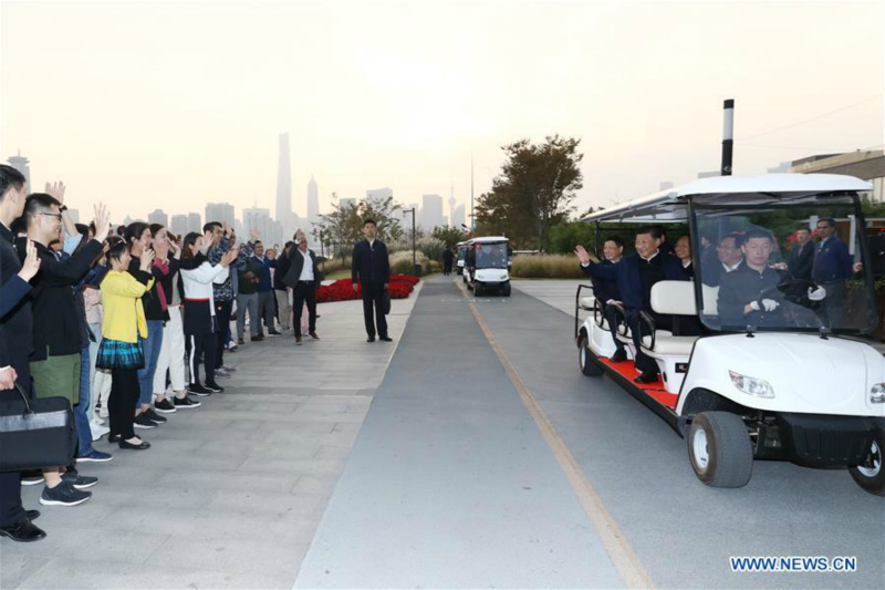 Tournée d'inspection de Xi Jinping à Shanghai