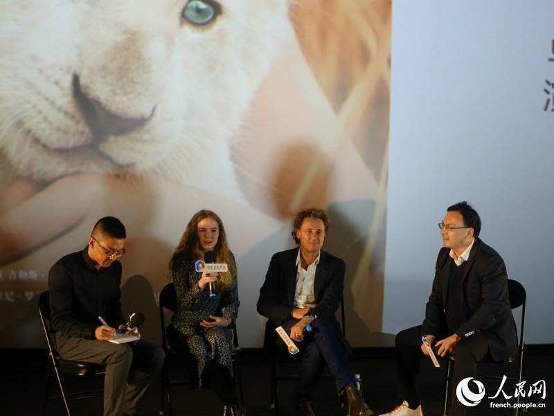 Le public de Beijing touché par le film français « Mia et le Lion Blanc »