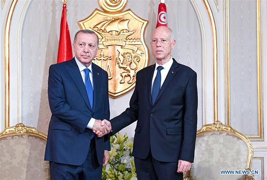 Saïed et Erdogan évoquent la coopération bilatérale tuniso-turque et la situation en Libye