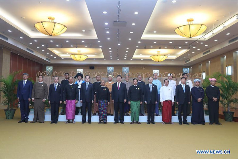 Le président chinois et les dirigeants du Myanmar célèbrent le 70e anniversaire des relations diplomatiques des deux pays