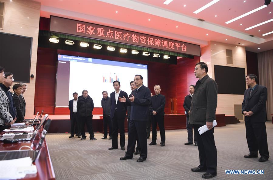 Le Premier ministre chinois insiste sur la garantie de fournitures médicales pour lutter contre l'épidémie