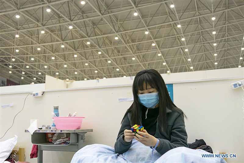 En photos : le « Salon de Wuhan », un hôpital temporaire à Wuhan