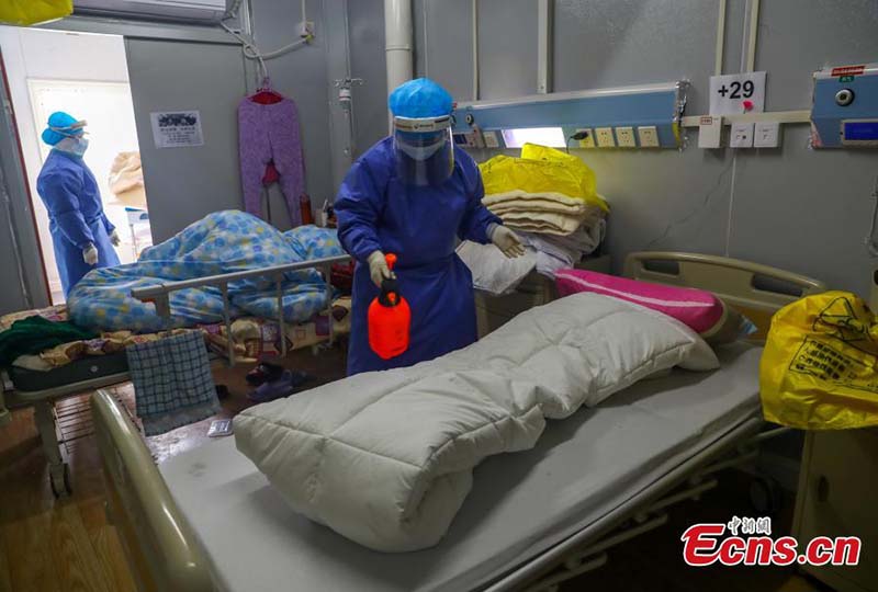 À l'intérieur de l'hôpital Huoshenshan de Wuhan