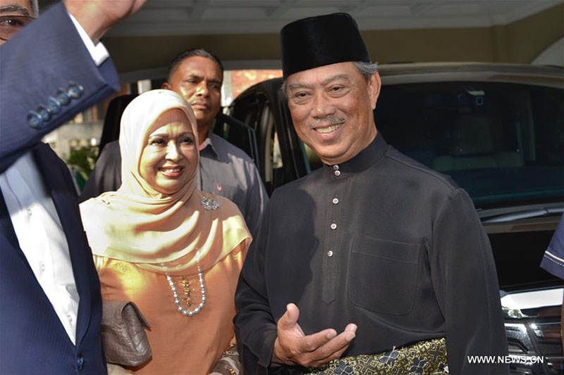 Muhyiddin Yassin prête serment en tant que Premier ministre de la Malaisie