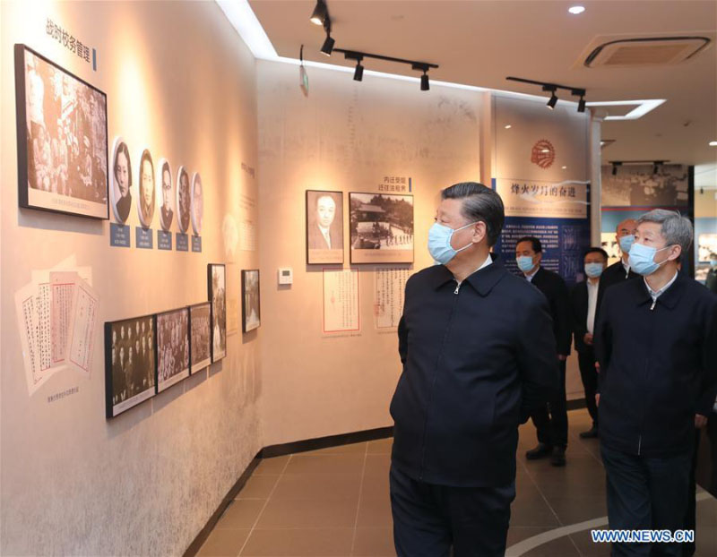 Xi Jinping inspecte la ville de Xi'an dans le nord-ouest de la Chine