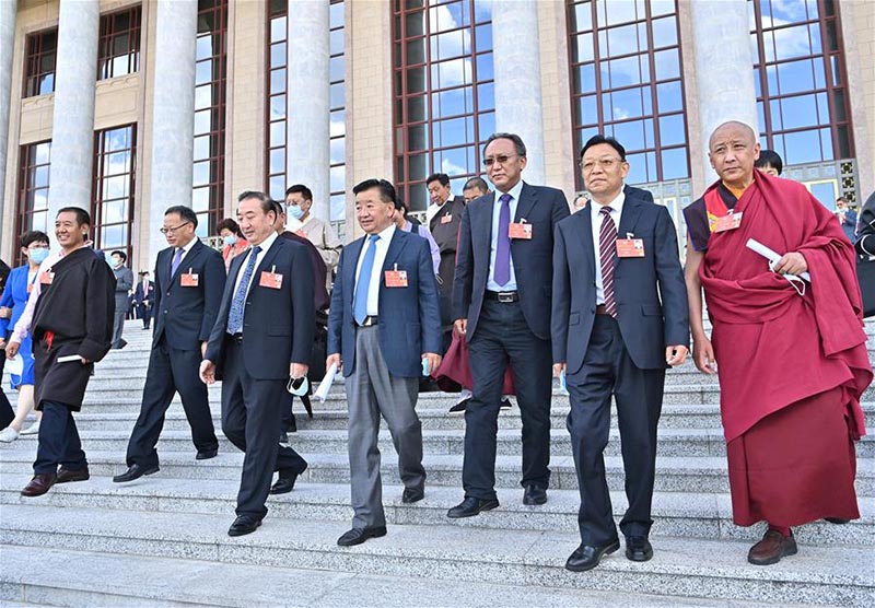 Réunion de clôture de la session annuelle de l'organe consultatif politique suprême de la Chine