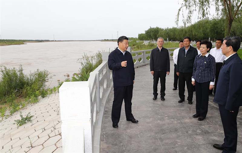 Xi Jinping inspecte le Ningxia (nord-ouest)
