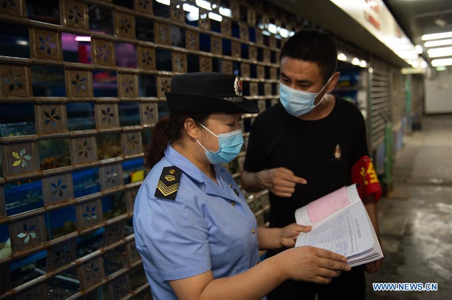 Beijing désinfecte 276 marchés de produits