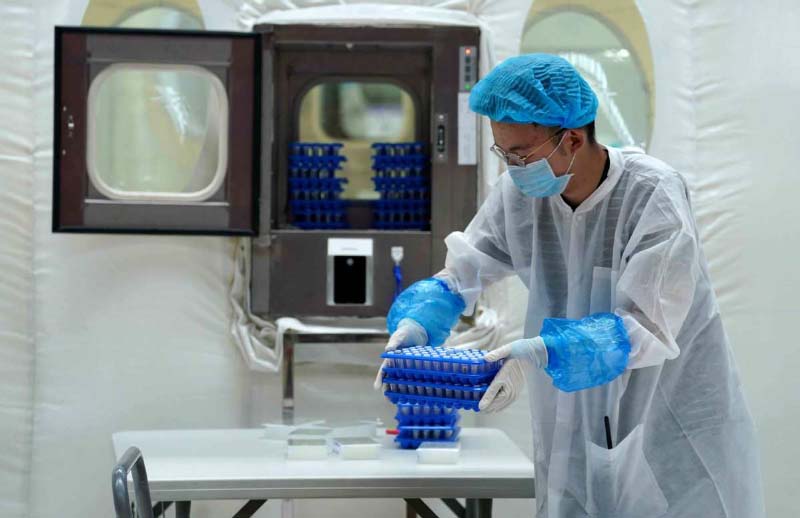 Le laboratoire gonflable de Beijing étend sa capacité de test