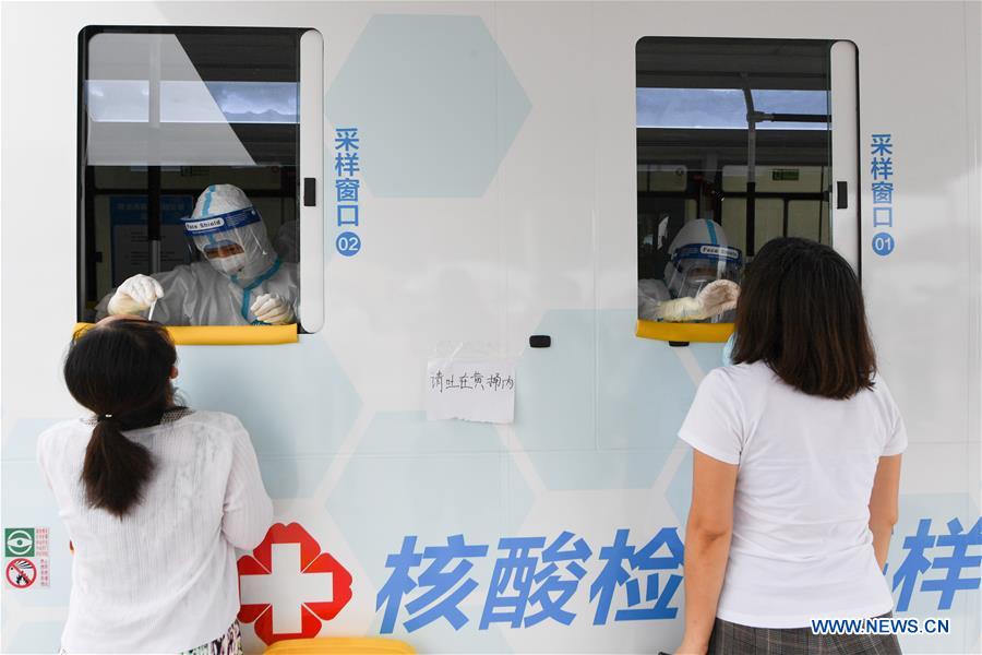 Véhicule de dépistage mobile à Beijing