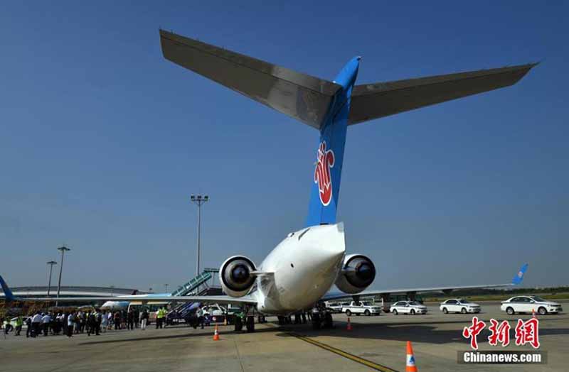Premier vol réussi pour le biréacteur ARJ21 de China Southern