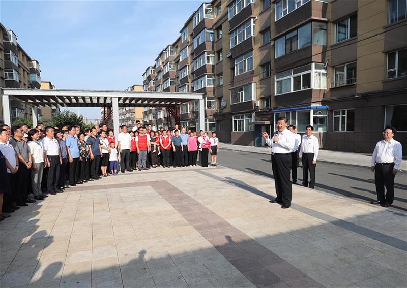 Xi Jinping inspecte la ville de Changchun