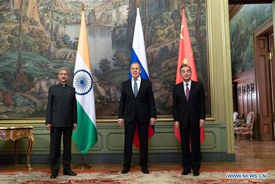 La Chine, la Russie et l'Inde partagent des idées et des intérêts communs étendus et profonds