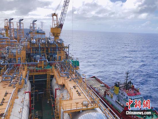 Mise en service du premier groupe pétrolier en eau profonde autonome de Chine