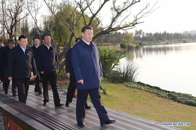 Xi Jinping inspecte la ville orientale de Yangzhou